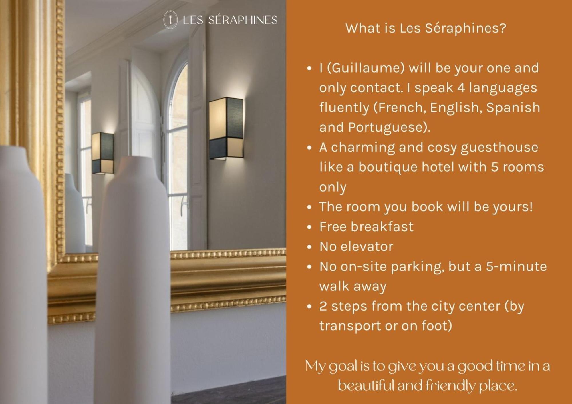 Les Seraphines - D'hotes - Guests House 4* Bordeaux